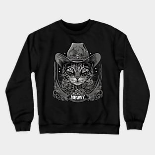 Cat Cowboy Purrfectly Western Crewneck Sweatshirt